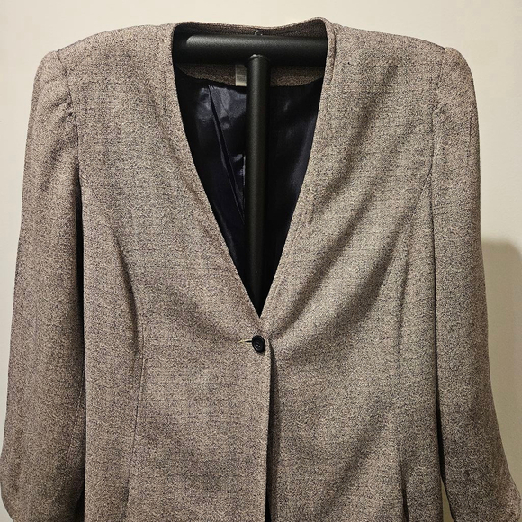 Women's Worthington One-Button Blazer Size 20, Light Brown - Picture 4 of 9